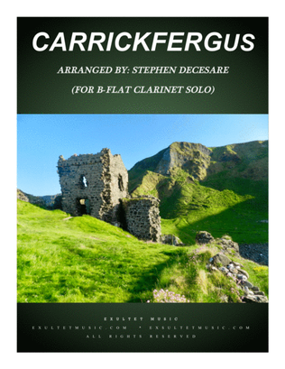 Book cover for Carrickfergus (for Bb-Clarinet solo and Piano)