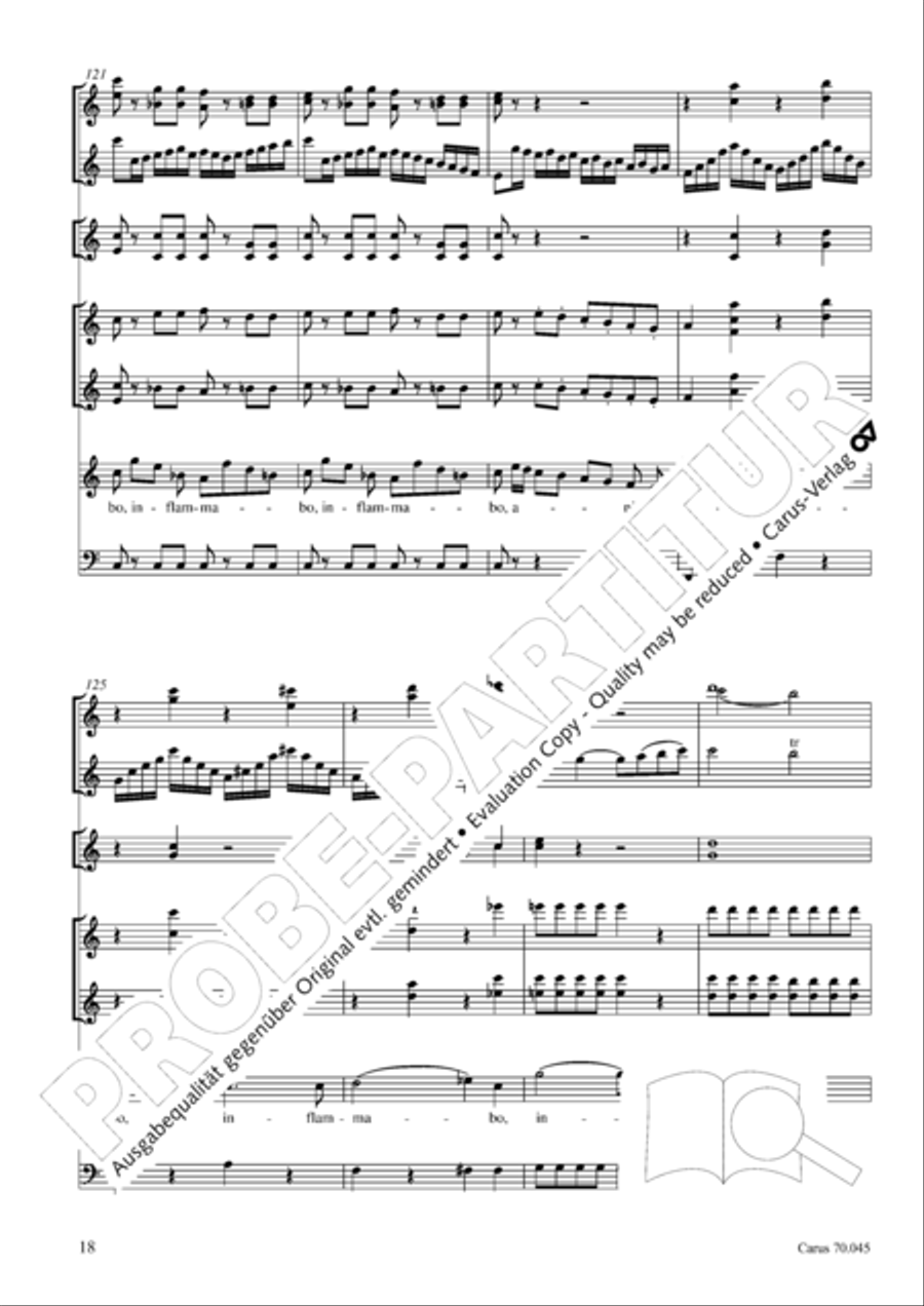 Totus in corde langueo Flute scores gallery preview page 19