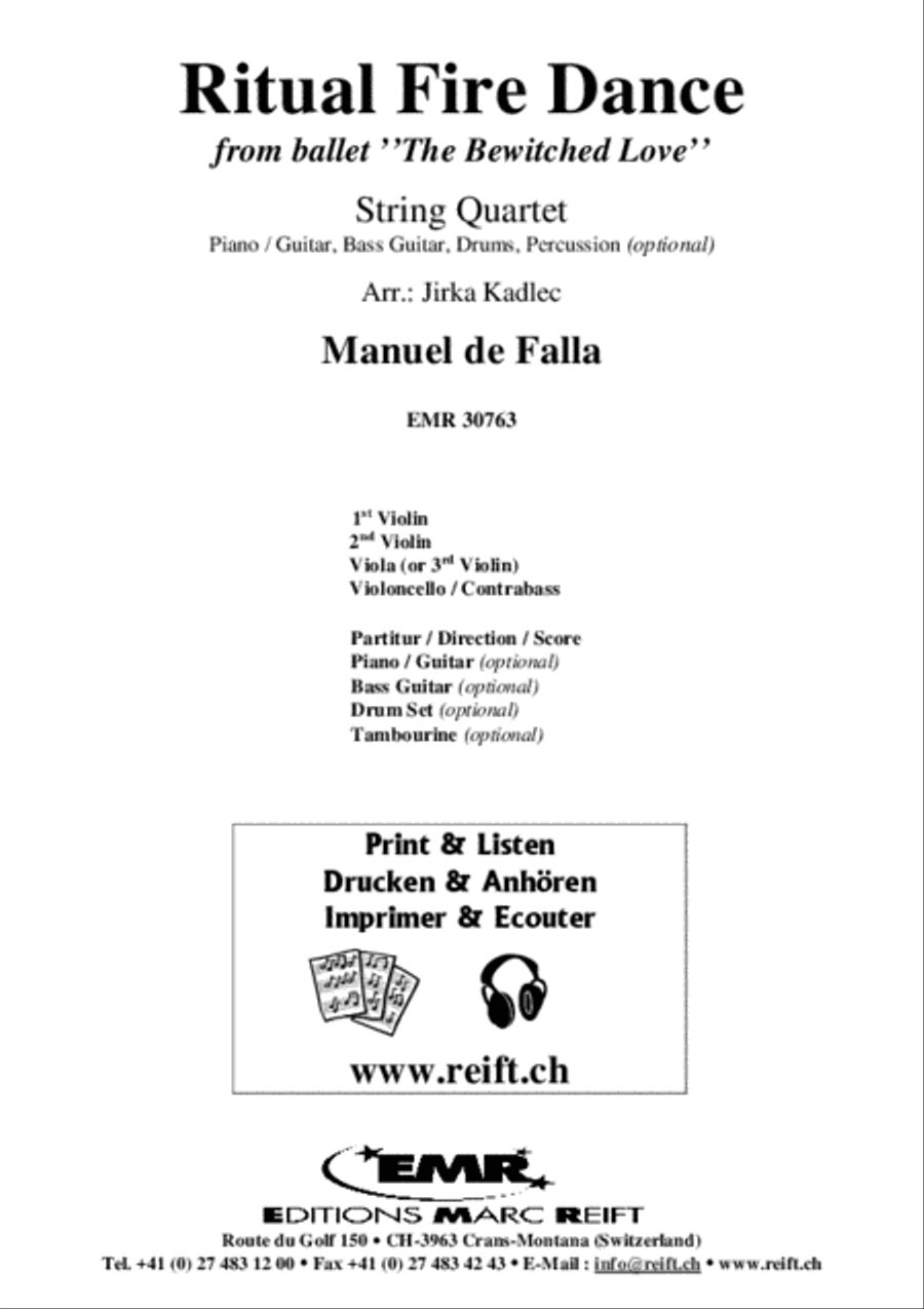 Ritual Fire Dance Cello scores gallery preview page 2