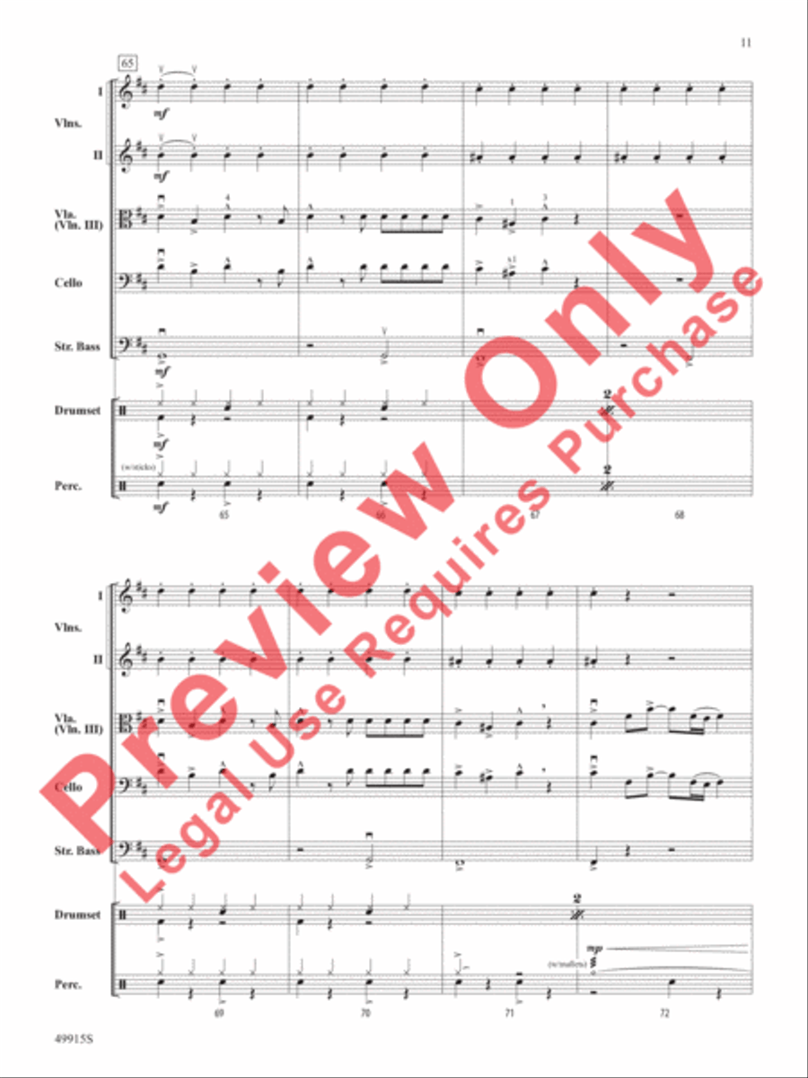 Enemy String Orchestra scores gallery preview page 12