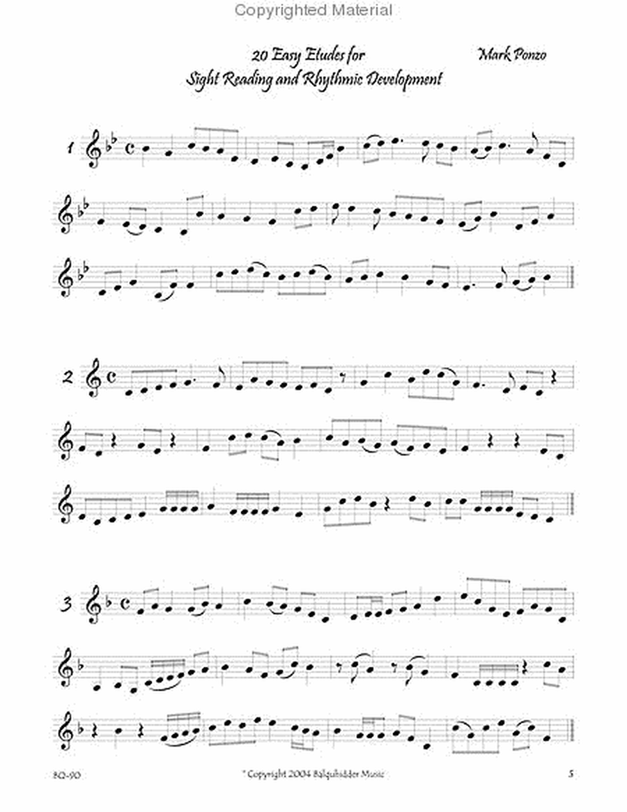 Complete Sight Reading Etude Collection for Trumpet