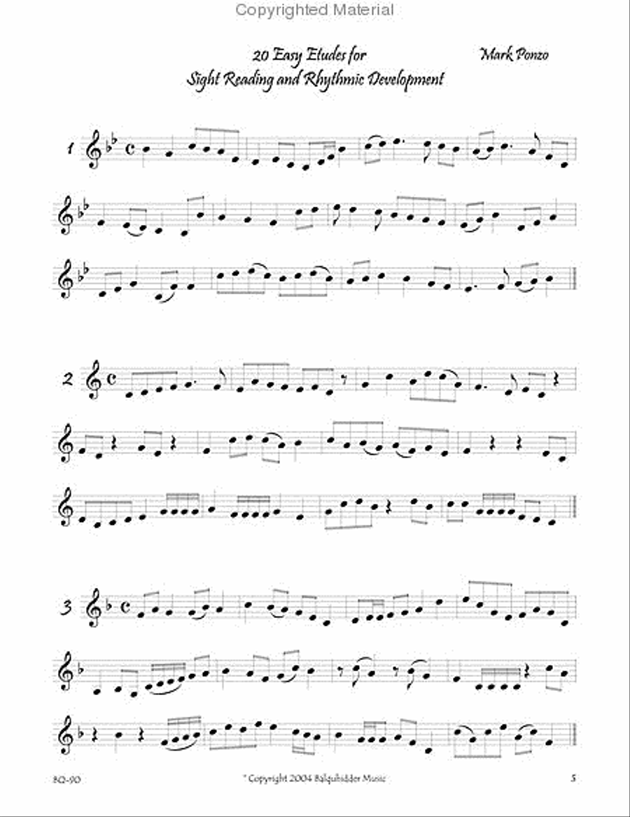 Complete Sight Reading Etude Collection for Trumpet