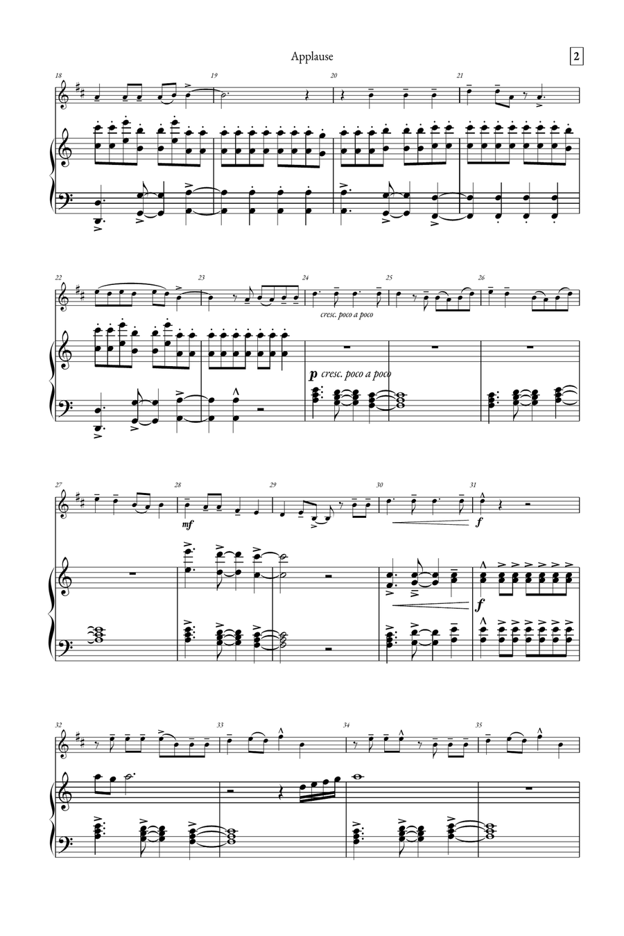 Applause B-Flat Trumpet scores gallery preview page 2