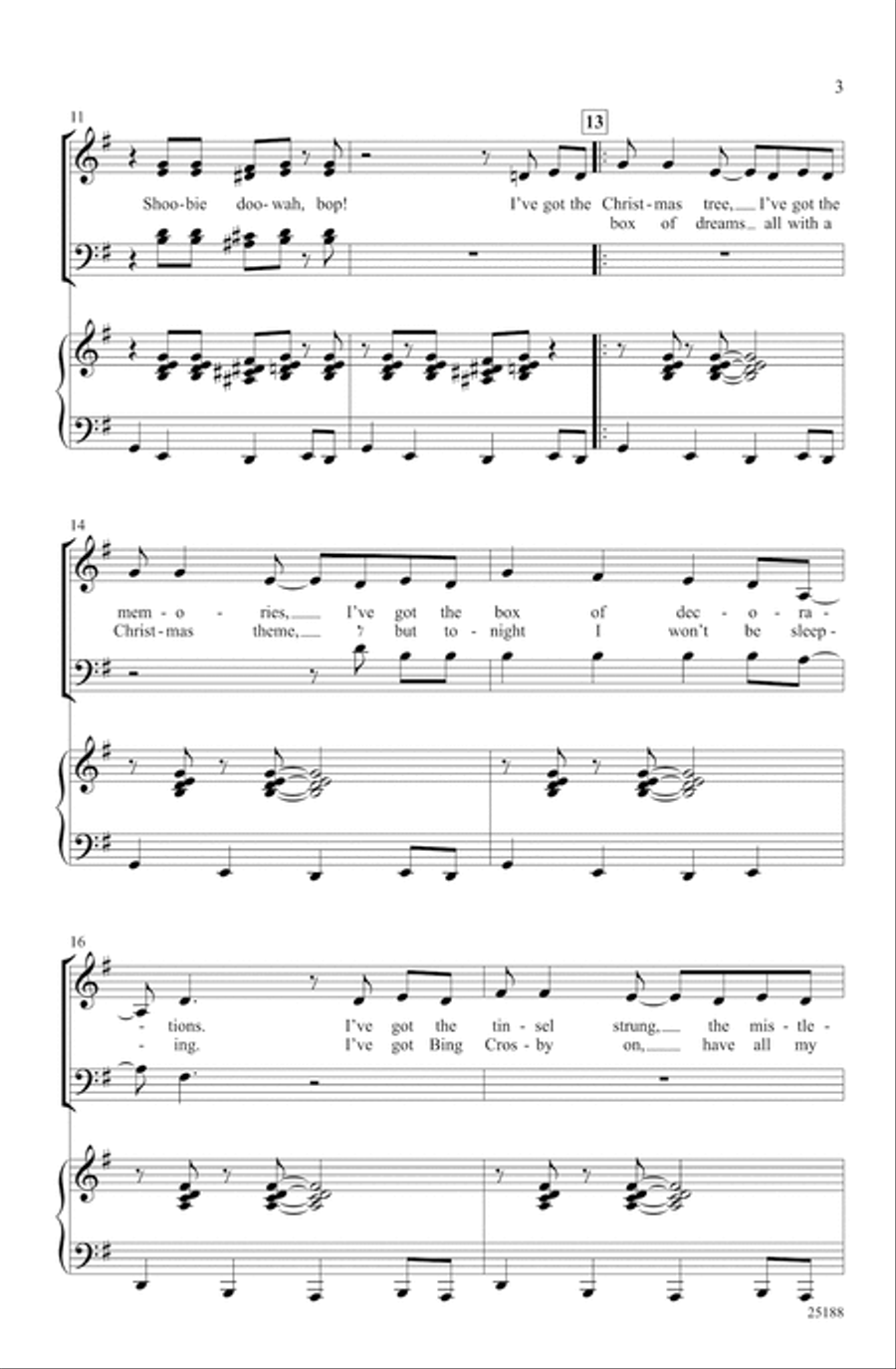 Perfect Christmas Night (from Dr. Seuss! How the Grinch Stole Christmas) 4-Part scores gallery preview page 14