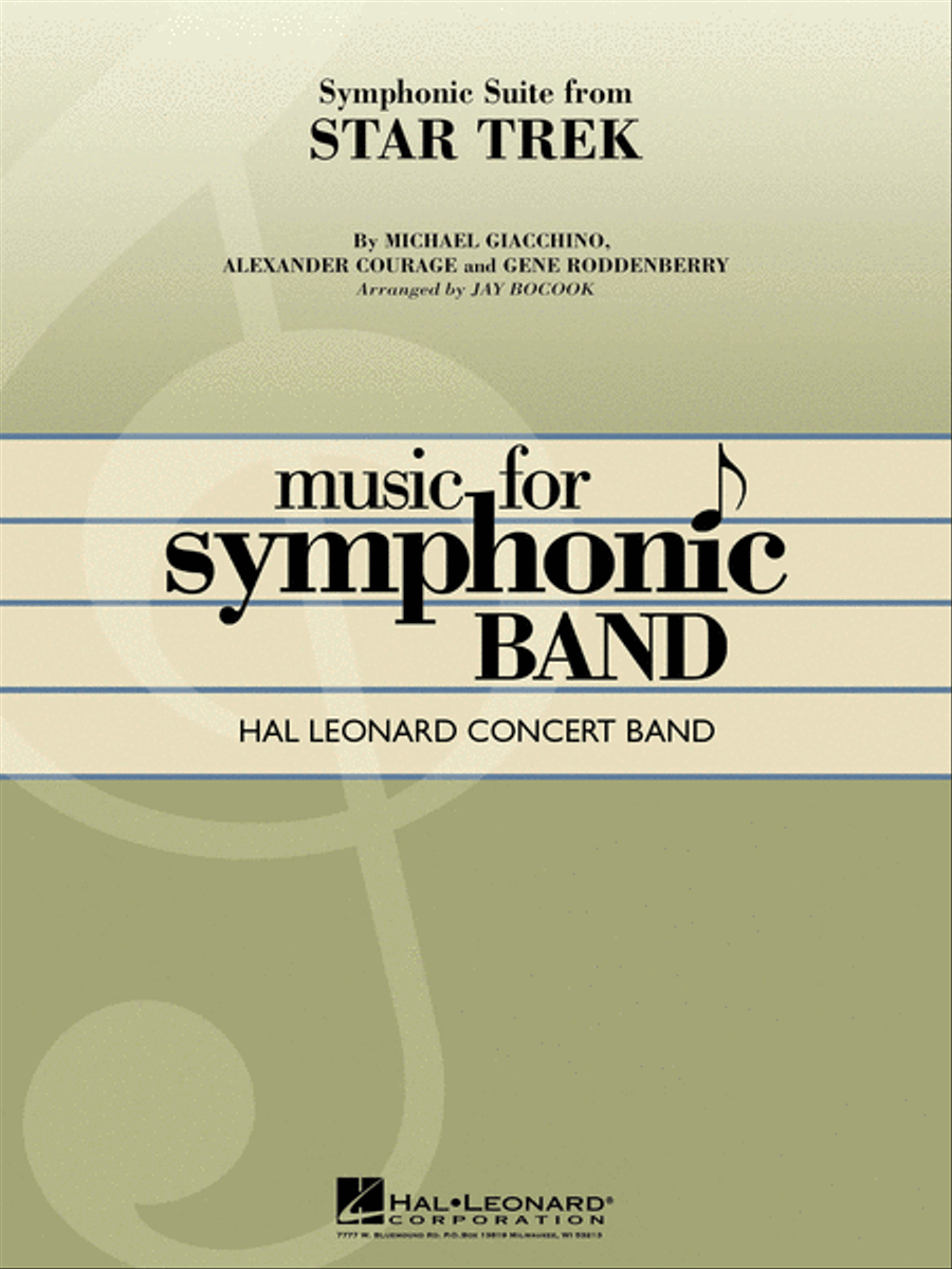 Symphonic Suite from Star Trek Concert Band scores gallery preview page 1