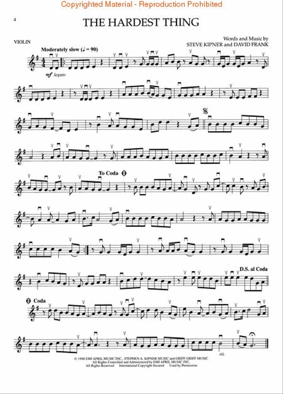 Chart Hits of '99-'00 Chart Hits of '99-'00 Violin scores gallery preview page 3