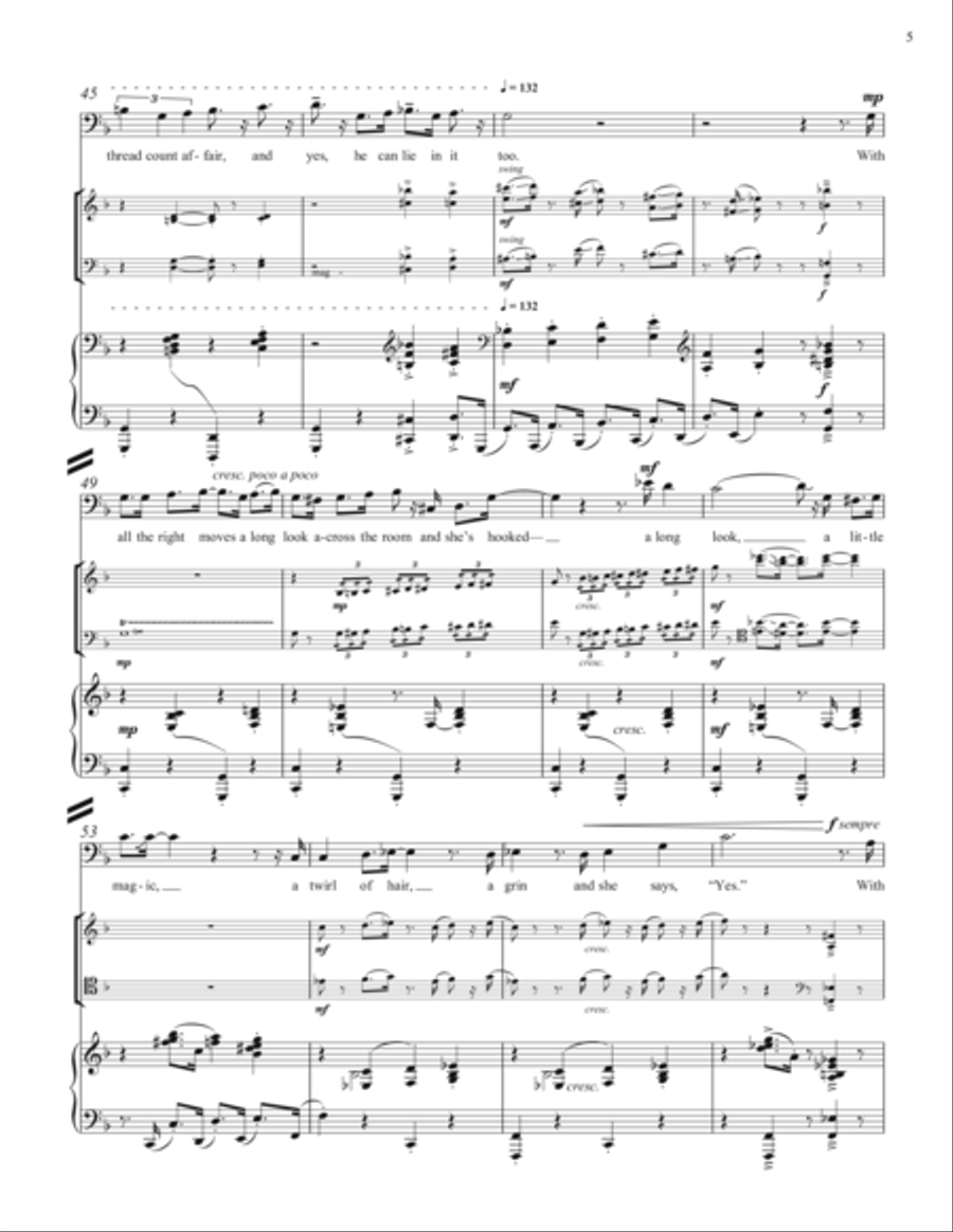 Mr. Smooth Piano Trio scores gallery preview page 5