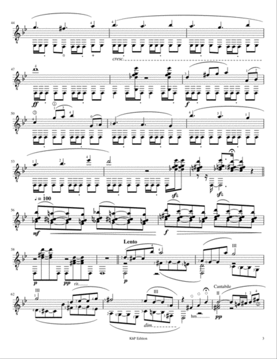 Escape from Egypt Guitar Solo scores gallery preview page 3