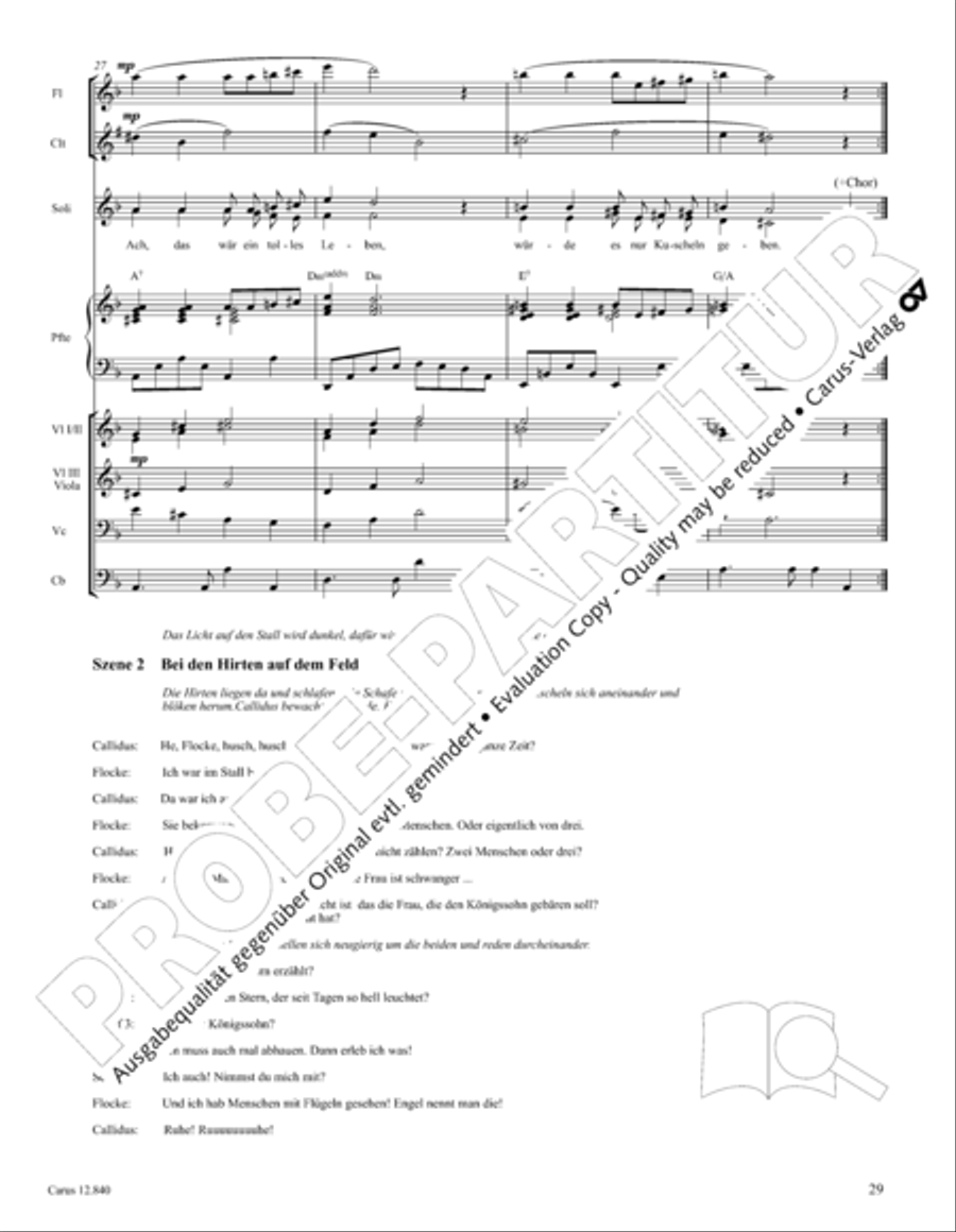 Ochs und Esel wissen mehr Orchestra scores gallery preview page 29