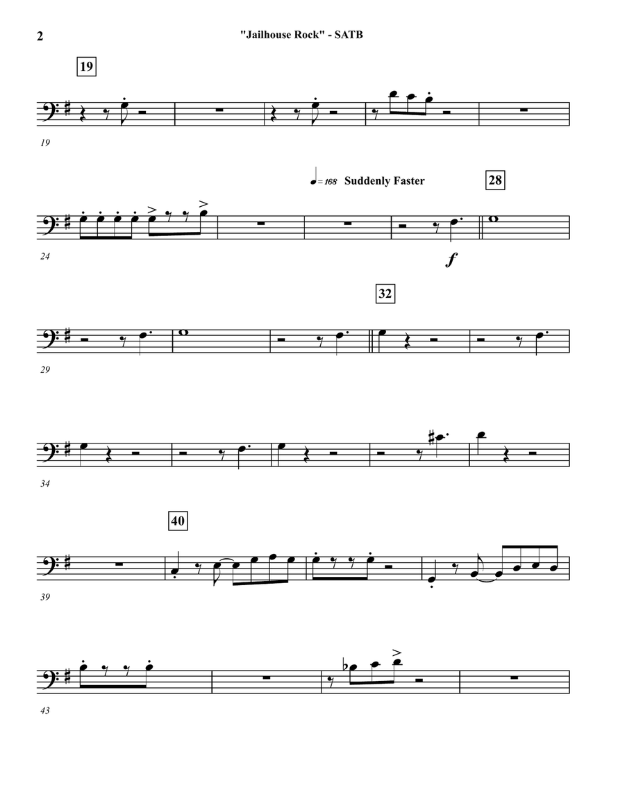 Jailhouse Rock Concert Band scores gallery preview page 6