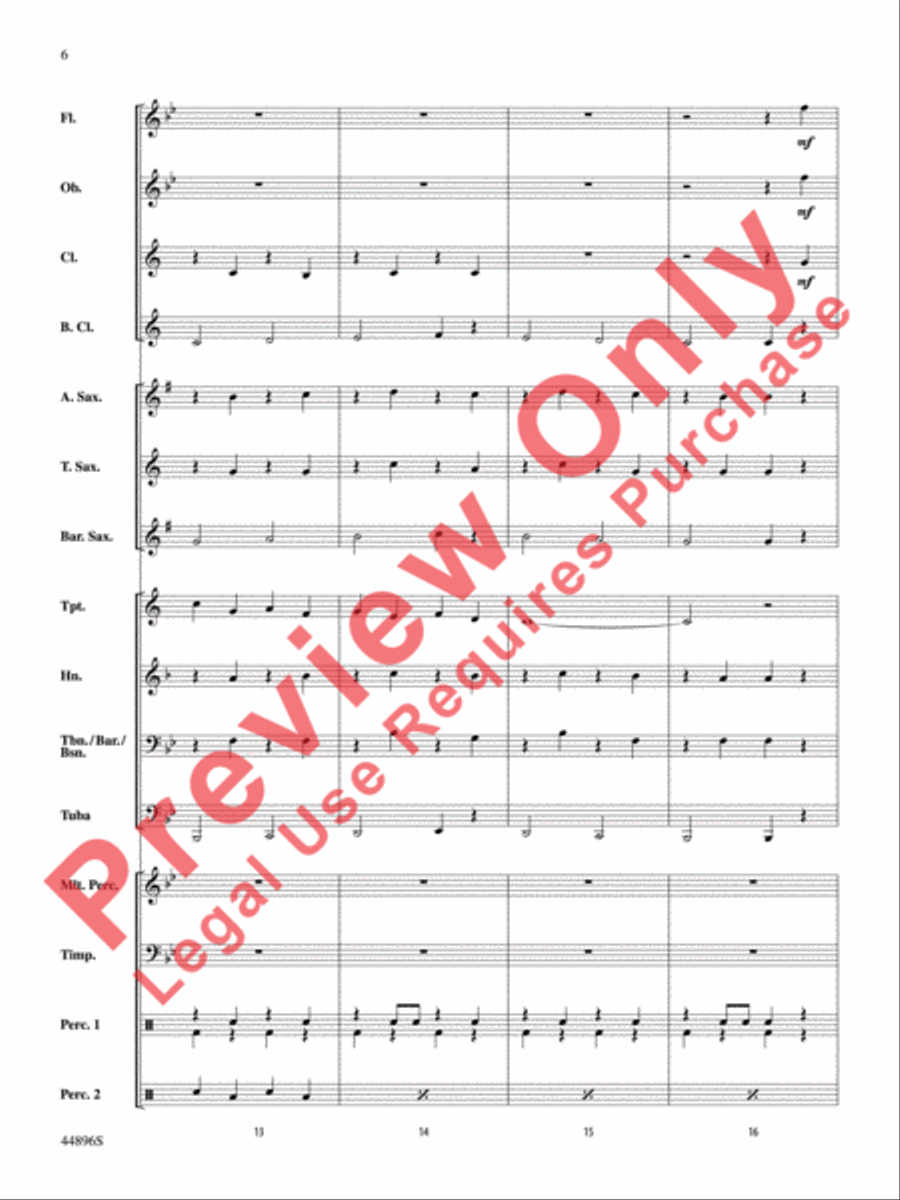 Promenade Promenade Concert Band scores gallery preview page 7
