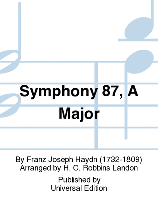 Symphony 87, A Maj