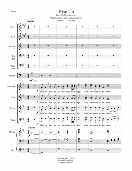 Rise Up(Conductor Score+individual parts) image number null