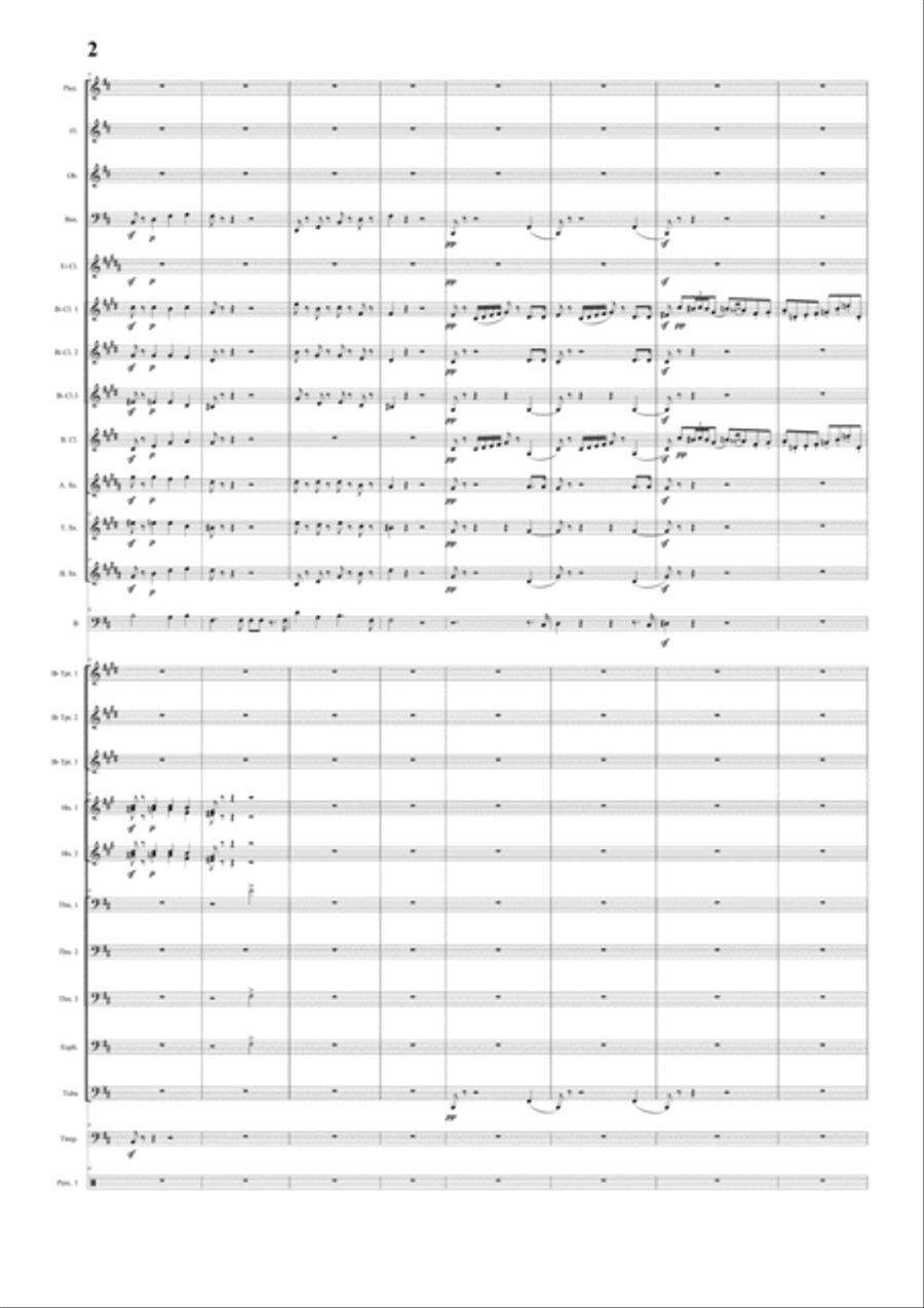 Song of Mephistopheles in Auerbach's Cellar Concert Band scores gallery preview page 2