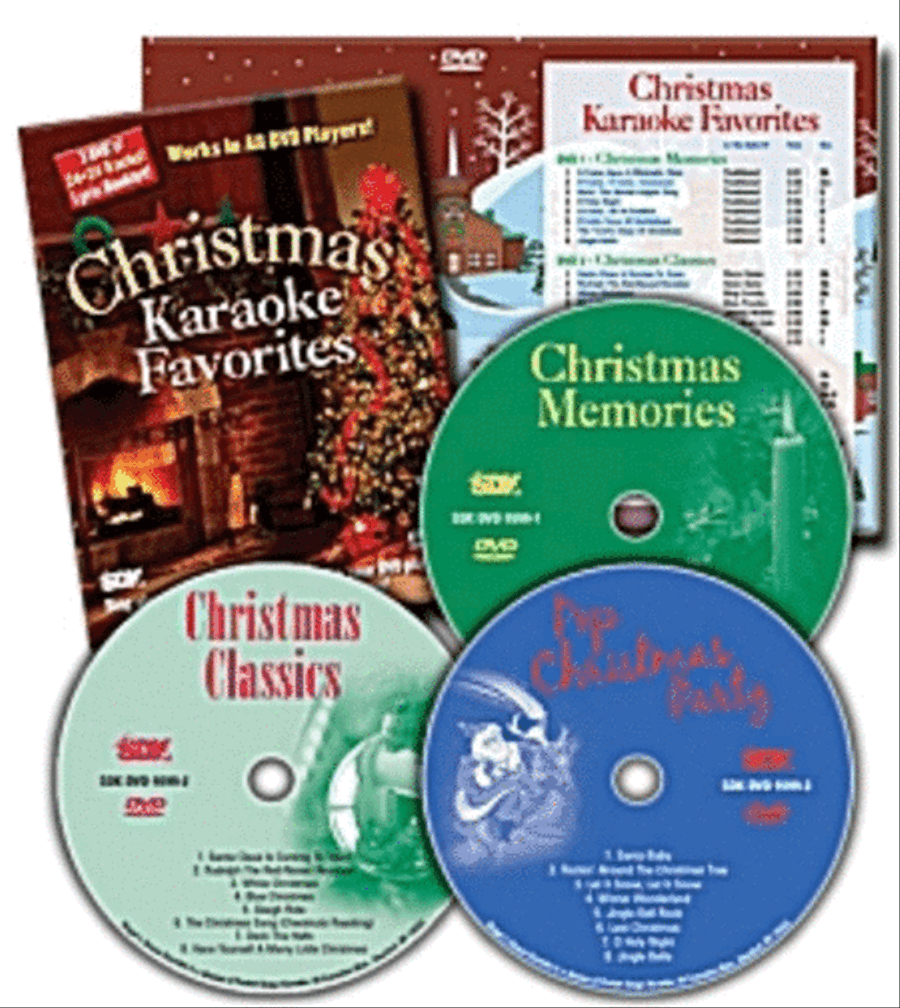 Sdk Christmas Karaoke Favourites 3Dvd Pack Voice Solo scores gallery preview page 1
