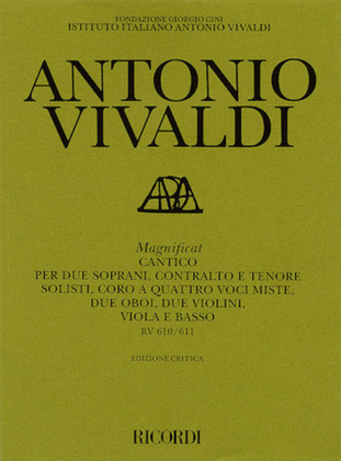Book cover for Magnificat RV610/RV611