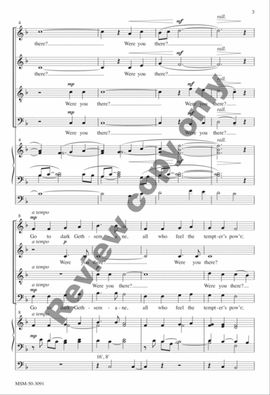 Lenten Meditation Lenten Meditation 4-Part scores gallery preview page 3