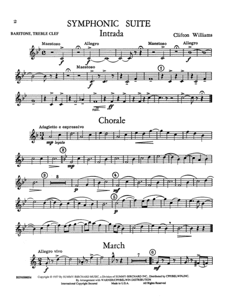Symphonic Suite: Baritone T.C.