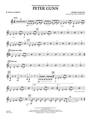 Peter Gunn - Bb Bass Clarinet