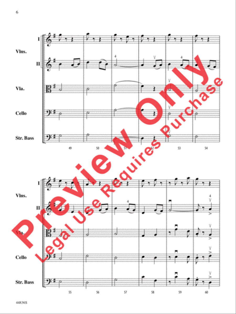 Appalachian Celebration String Orchestra scores gallery preview page 18
