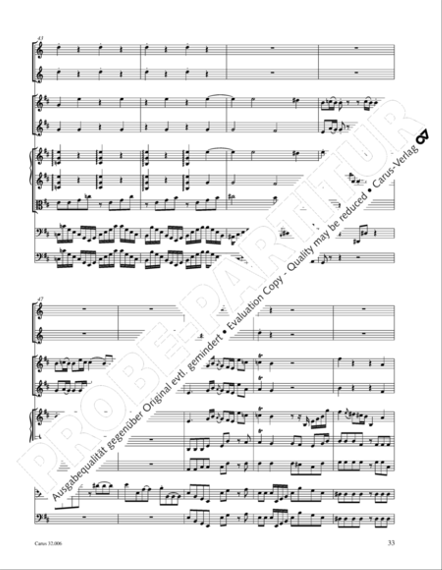 Gesamtausgabe Band 6 (Orchestermusik III: Sinfonien) Orchestra scores gallery preview page 50