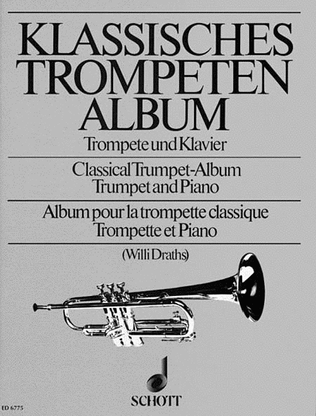 Book cover for Classical Trumpet Album