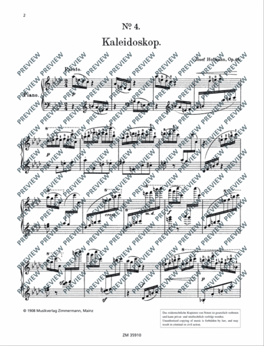 Charakterskizzen Piano Solo scores gallery preview page 3