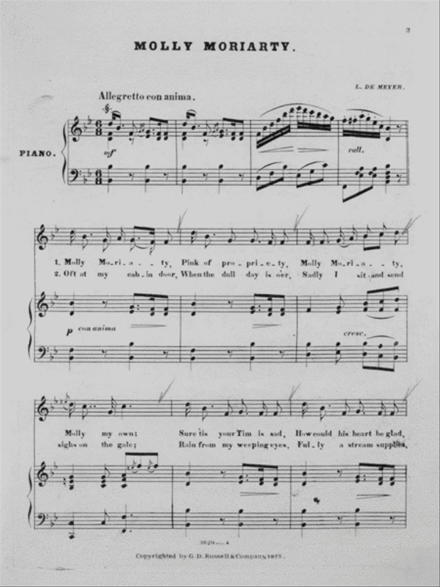 Molly Moriarty Voice scores gallery preview page 2