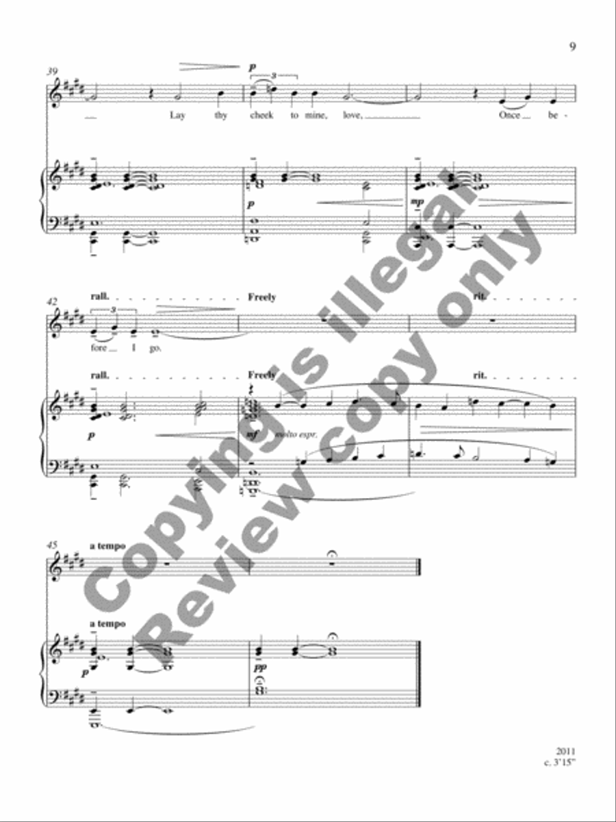Collected Songs for Soprano and Piano Soprano Voice scores gallery preview page 6