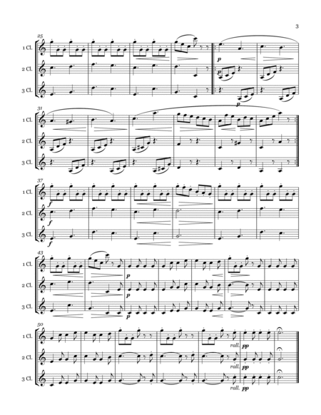 La Chasse - Clarinet Trio image number null