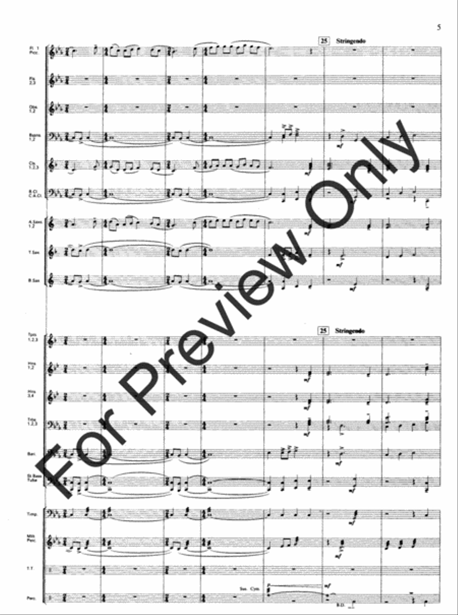 Emmanuel Variants Concert Band scores gallery preview page 7