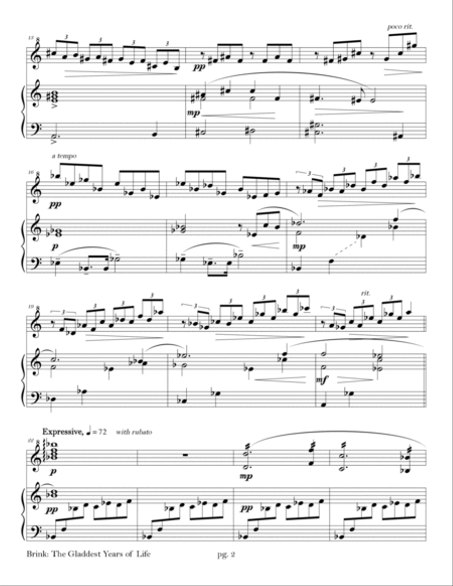The Gladdest Years of Life (fantasia on 