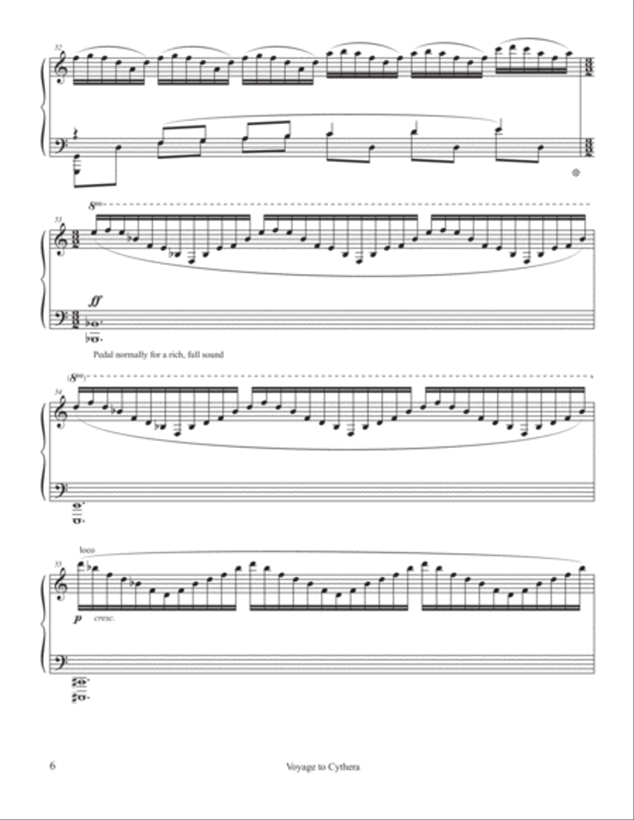 Four Mythological Pieces Piano Solo scores gallery preview page 6