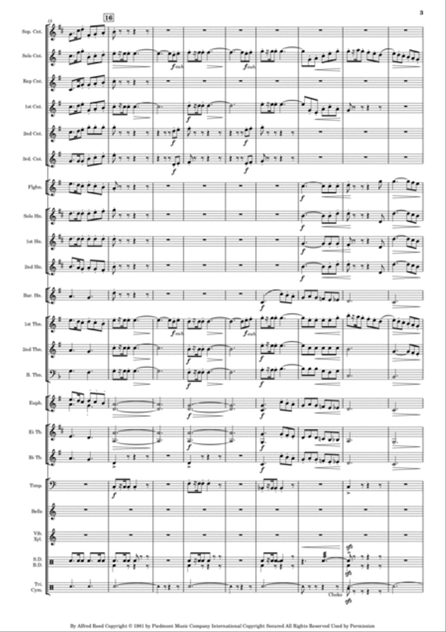The Hounds Of Spring Brass Band scores gallery preview page 3