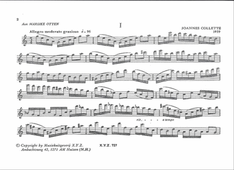 8 Melodische Studies 1 Alto Recorder scores gallery preview page 2
