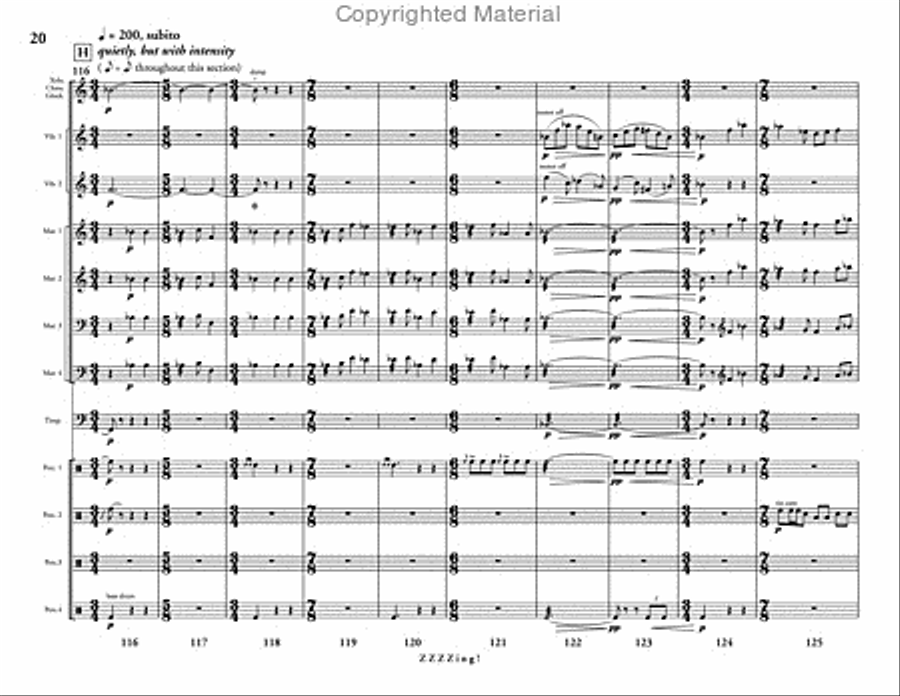 ZZZZing! Percussion Ensemble scores gallery preview page 21