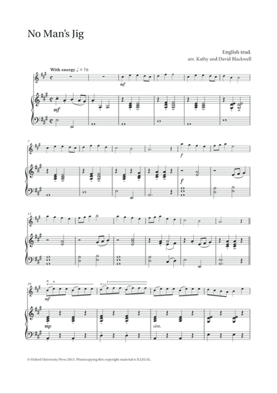 No Man's Jig Violin Solo scores gallery preview page 2