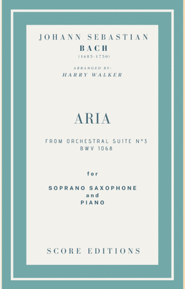 Bach Air from Suite No.3 (for Soprano Saxophone and Piano)