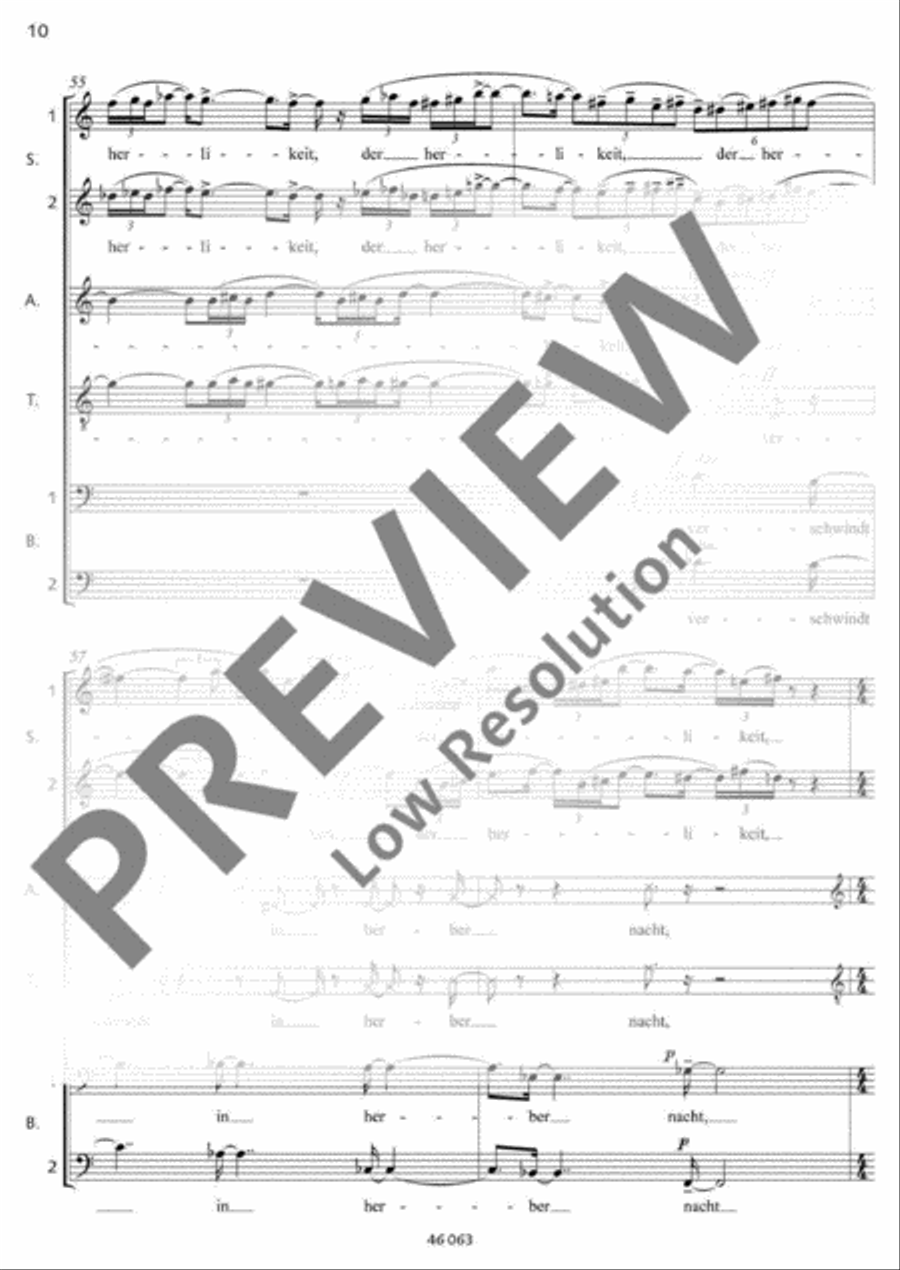 Karfreitags-Sonett Karfreitags-Sonett 4-Part scores gallery preview page 11