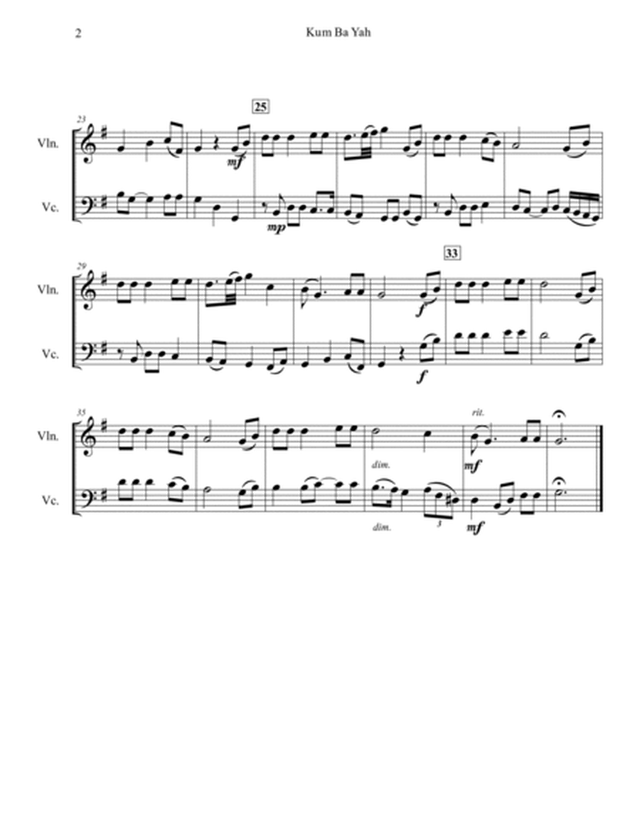 Kum Ba Yah (Violin/Cello Duet) image number null