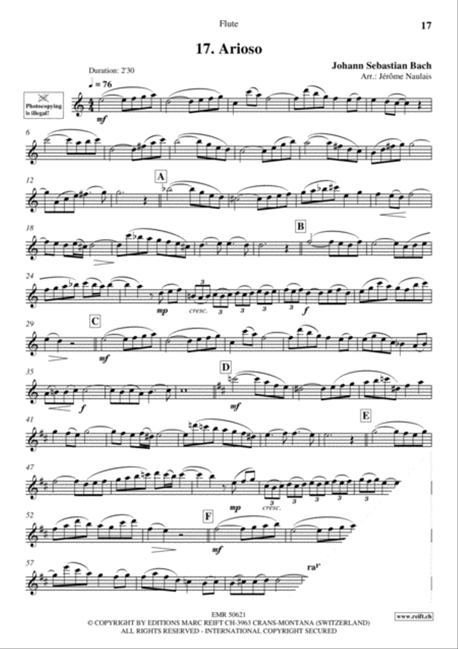 20 Slow Melodies Volume 2 Flute Solo scores gallery preview page 19