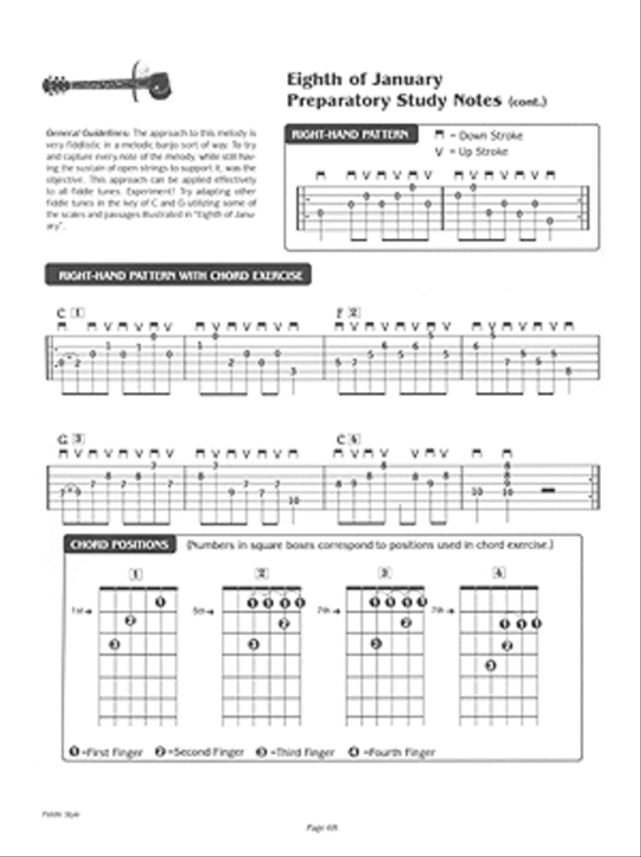 Guitar Crosspicking Technique Acoustic Guitar scores gallery preview page 5