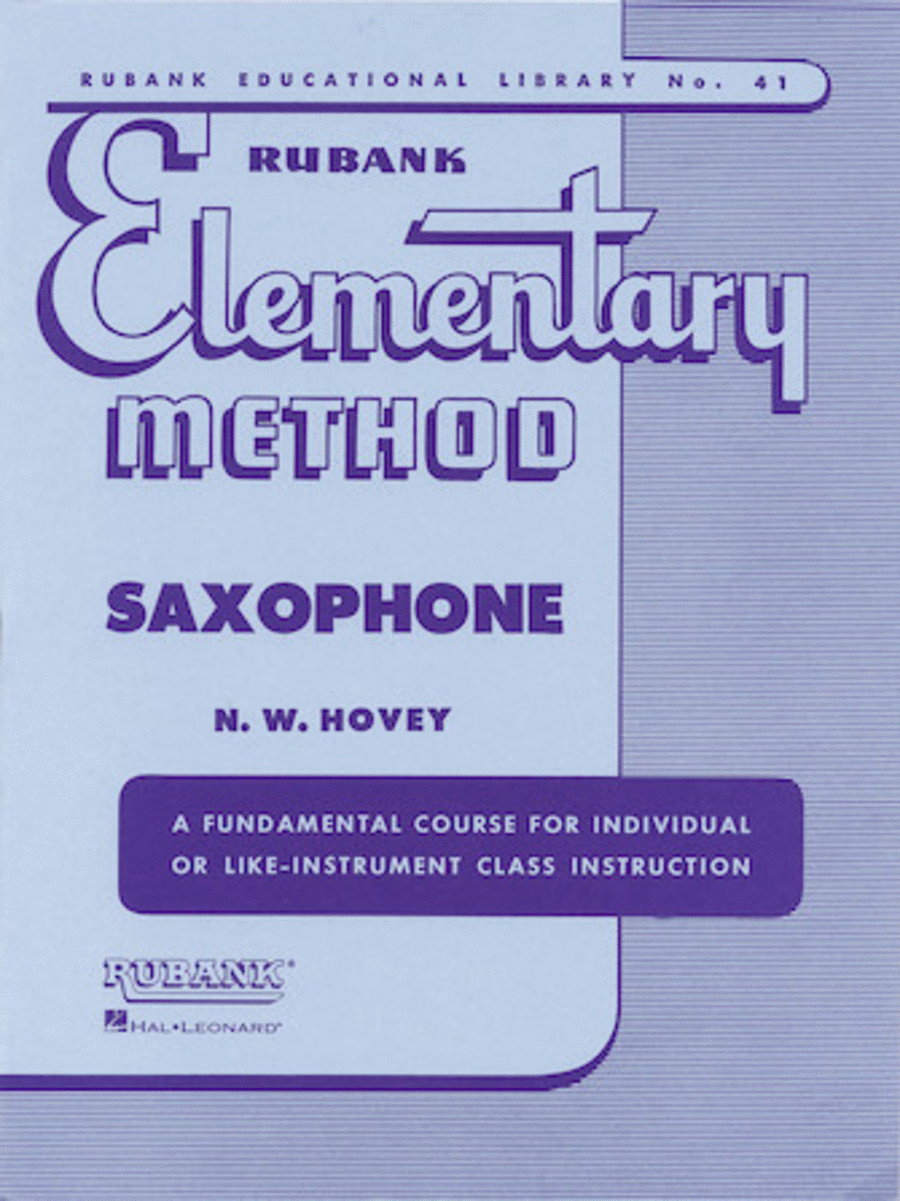 Rubank Elementary Method – Saxophone