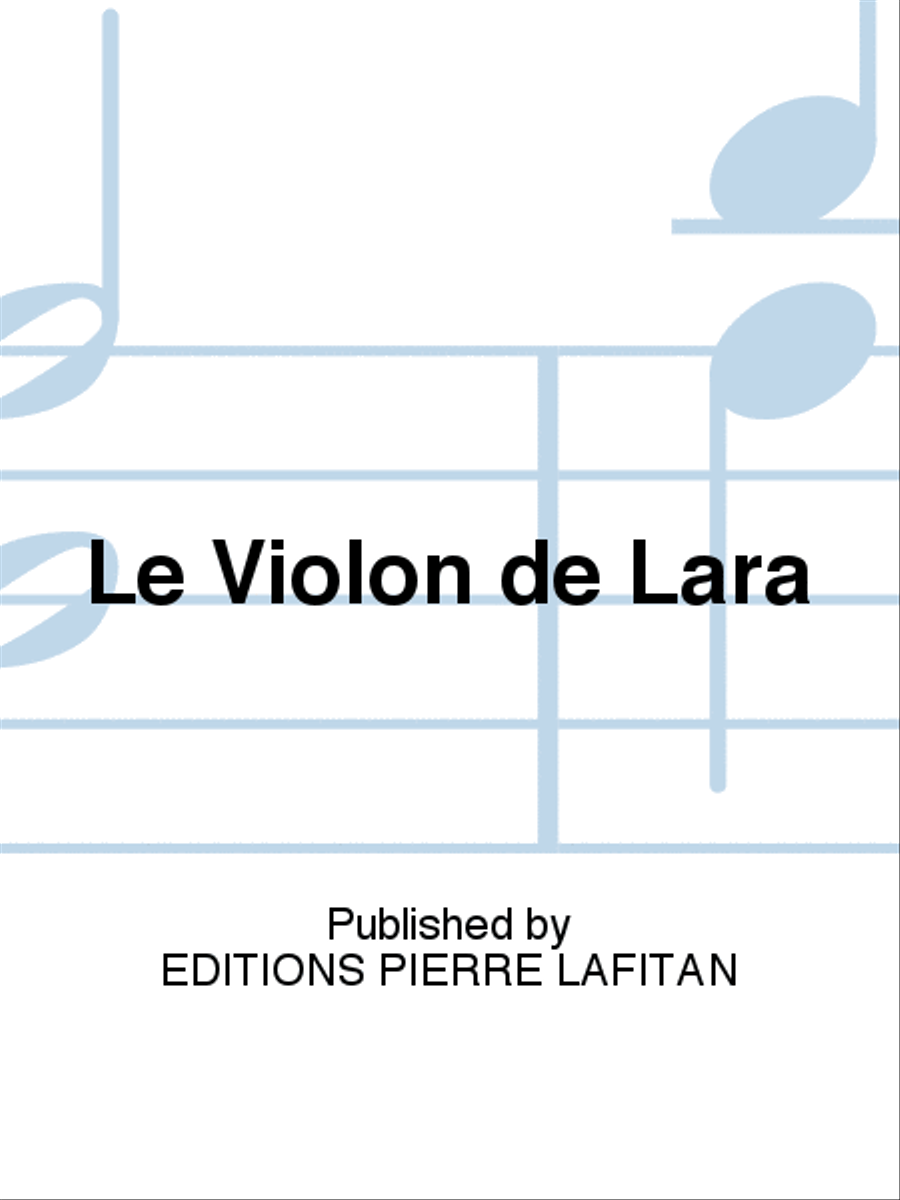 Le Violon de Lara Violin Solo scores gallery preview page 1