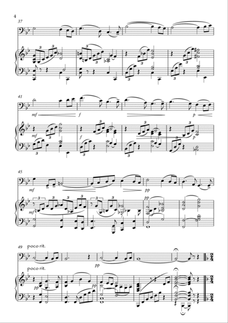 Four Short Pieces Bassoon scores gallery preview page 4