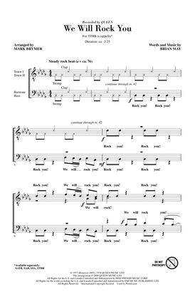 We Will Rock You (arr. Mark Brymer)