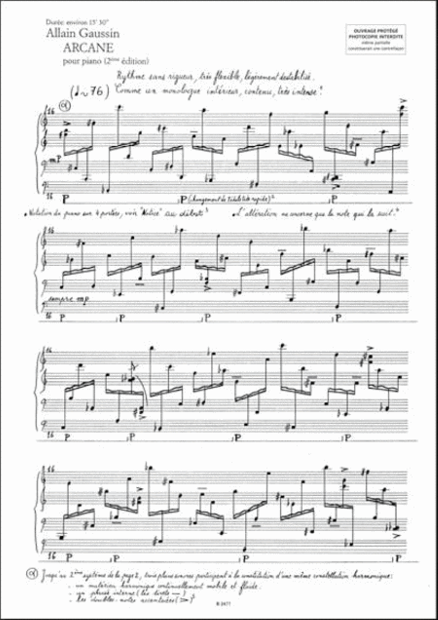 Arcane Piano Piano Solo scores gallery preview page 2