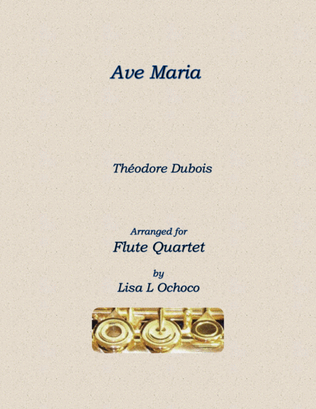 Ave Maria for Flute Quartet (3C & A)