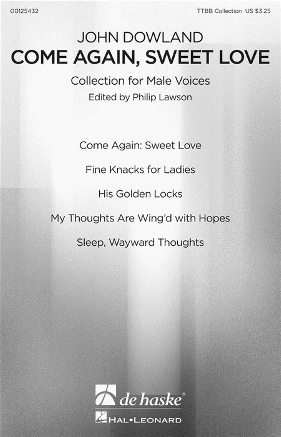 Come Again, Sweet Love TTBB scores gallery preview page 1