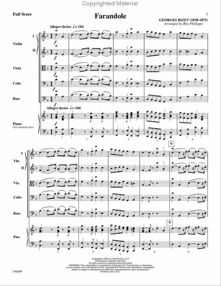 Farandole String Orchestra scores gallery preview page 2